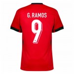Nogometni Dresovi Portugal G. Ramos 9 Domaći Euro 2024 Kratkih Rukava